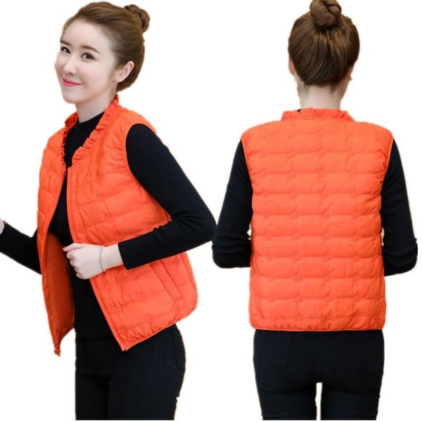 down cotton vest women's short cotton coats autumn winter korean versionthin student thick fleece clothes vest jacket p3 060, Black;white
down cotton vest women's short cotton coats autumn winter korean versionthin student thick fleece clothes vest jacket p3 060, Black;white