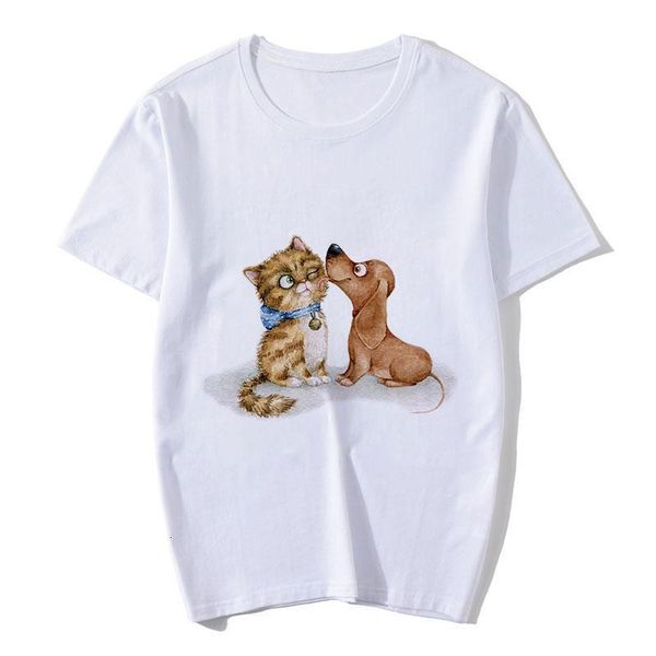 summer new fashion cute cartoon animal dachshund print female couple short-sleeved t-shirt white bottoming shirt
summer new fashion cute cartoon animal dachshund print female couple short-sleeved t-shirt white bottoming shirt