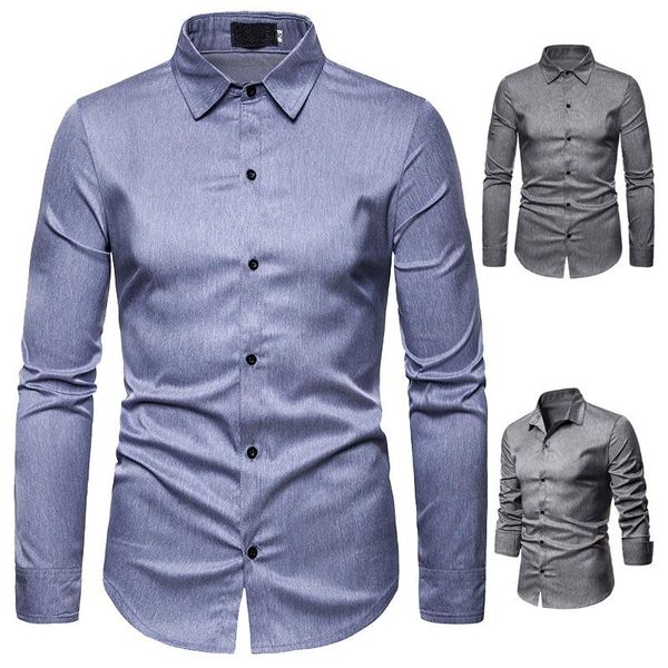 men's casual shirts british gentlemen's fashion pure color design cross-border turn-collar long-sleeved, White;black
men's casual shirts british gentlemen's fashion pure color design cross-border turn-collar long-sleeved, White;black