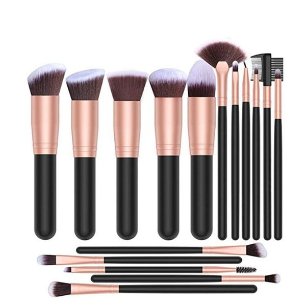 fld 14 16pcs rose golden black makeup brushes premium synthetic foundation powder concealers eye shadows makeup brush set tools f wmtenl
fld 14 16pcs rose golden black makeup brushes premium synthetic foundation powder concealers eye shadows makeup brush set tools f wmtenl