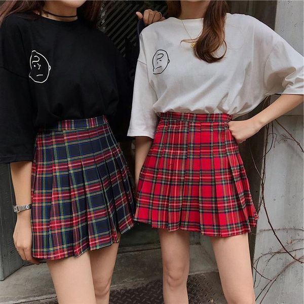 autumn women plaid pleated skirt red enlarge size high waisted chequered short skirt sweet a shaped mini new m 4xl, Black
autumn women plaid pleated skirt red enlarge size high waisted chequered short skirt sweet a shaped mini new m 4xl, Black