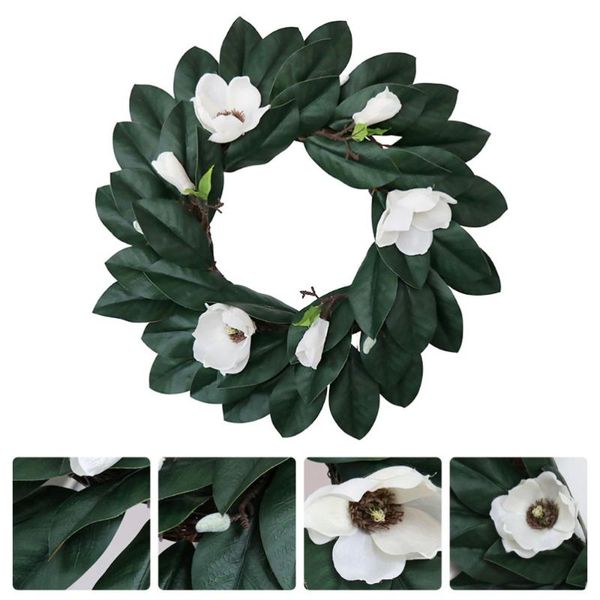 decorative flowers & wreaths 1pc artificial magnolia hanging wreath festival garland wall decoration (green)
decorative flowers & wreaths 1pc artificial magnolia hanging wreath festival garland wall decoration (green)