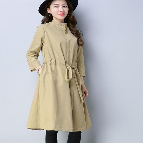 women's trench coats qpipsd korean version of the spring a long paragraph windbreaker female 2021 wild collar coat jacket and autumn, Tan;black
women's trench coats qpipsd korean version of the spring a long paragraph windbreaker female 2021 wild collar coat jacket and autumn, Tan;black