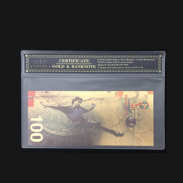nice 2018 russia world banknote 100 roubles football banknote in 24k gold with coa frame for collection and gift wmtgbh
nice 2018 russia world banknote 100 roubles football banknote in 24k gold with coa frame for collection and gift wmtgbh
