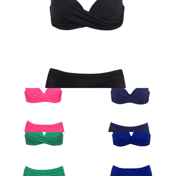 andzhelika bikinis women swimwear solid fold high waisted bikinis set 2020 summer plus size swimwear bathing suit biquini y1120, White;black
andzhelika bikinis women swimwear solid fold high waisted bikinis set 2020 summer plus size swimwear bathing suit biquini y1120, White;black