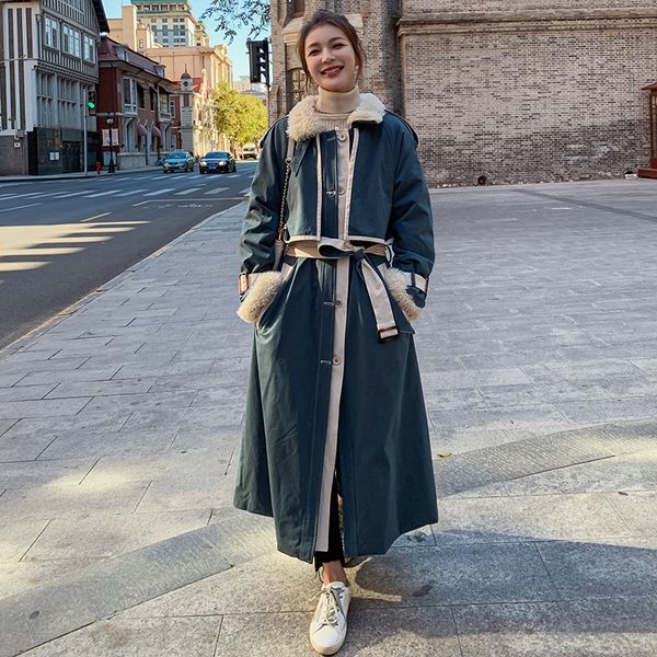 2021 new women's cotton coat dad overcome winter new rabbit skin lining thick blue peacock longer single-breasted jacket 8n 8149, Black
2021 new women's cotton coat dad overcome winter new rabbit skin lining thick blue peacock longer single-breasted jacket 8n 8149, Black