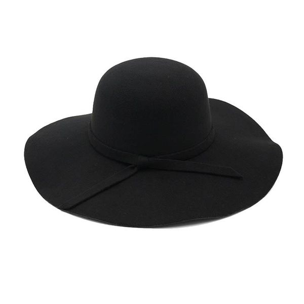 classic fall winter ladies floppy large fedoras hats felt dome hat for women, Blue;gray
classic fall winter ladies floppy large fedoras hats felt dome hat for women, Blue;gray