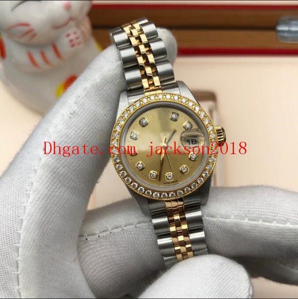 оригинальные коробки женские часы 26 мм diamond asia 2813 механические часы юбилейный браслет из нержавеющей стали роскошные женские наручны, Slivery;brown
оригинальные коробки женские часы 26 мм diamond asia 2813 механические часы юбилейный браслет из нержавеющей стали роскошные женские наручны, Slivery;brown