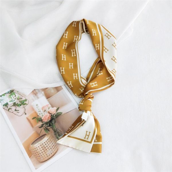 NEW Letter Print Women Small Silk Scarf Handle Bag Ribbons Female Head Scarves Long small square thin tie scarf SJ288, Blue;gray
NEW Letter Print Women Small Silk Scarf Handle Bag Ribbons Female Head Scarves Long small square thin tie scarf SJ288, Blue;gray