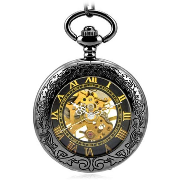 pocket watches steampunk skeleton bronze automatic mechanical watch men vintage hand wind clock necklace & fob with chain, Slivery;golden
pocket watches steampunk skeleton bronze automatic mechanical watch men vintage hand wind clock necklace & fob with chain, Slivery;golden