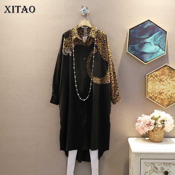 xitao 2020 autumn new woman dress loose plus size korean style dresses for women long sleeve stitching leopard trend wj10181, Black;gray
xitao 2020 autumn new woman dress loose plus size korean style dresses for women long sleeve stitching leopard trend wj10181, Black;gray