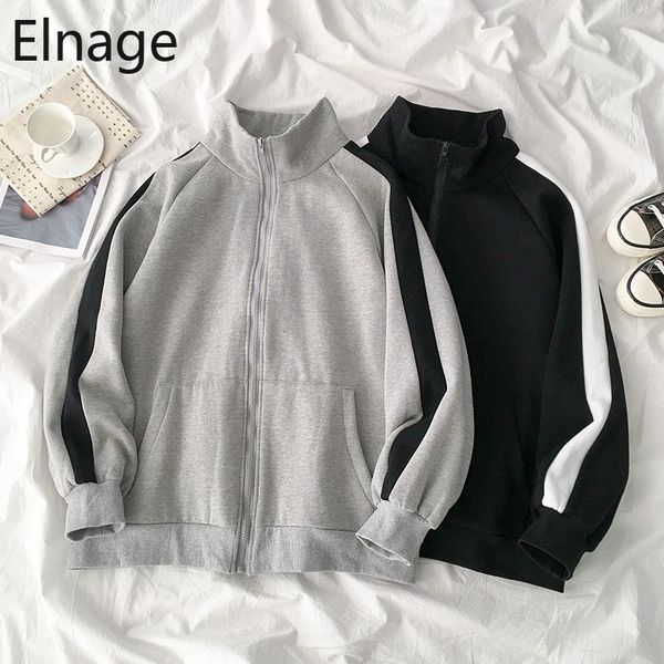 korean style long sleeve zip up hoodies spring autumn women loose casual sweatshirts black clothes grey moletom thick 5b242 t200525
korean style long sleeve zip up hoodies spring autumn women loose casual sweatshirts black clothes grey moletom thick 5b242 t200525