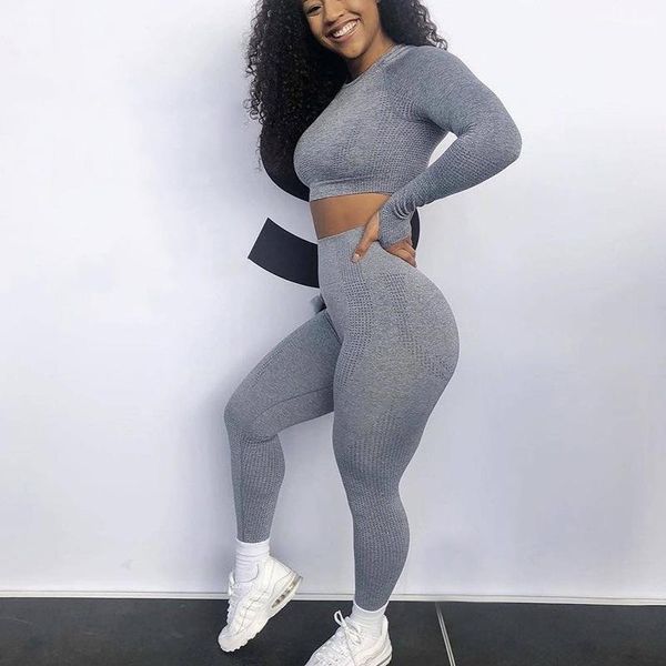 yoga outfits 2 pcs/set seamless women sport suit gym workout clothes long sleeve fitness crop and scrunch buleggings set nvyj299, White;red
yoga outfits 2 pcs/set seamless women sport suit gym workout clothes long sleeve fitness crop and scrunch buleggings set nvyj299, White;red