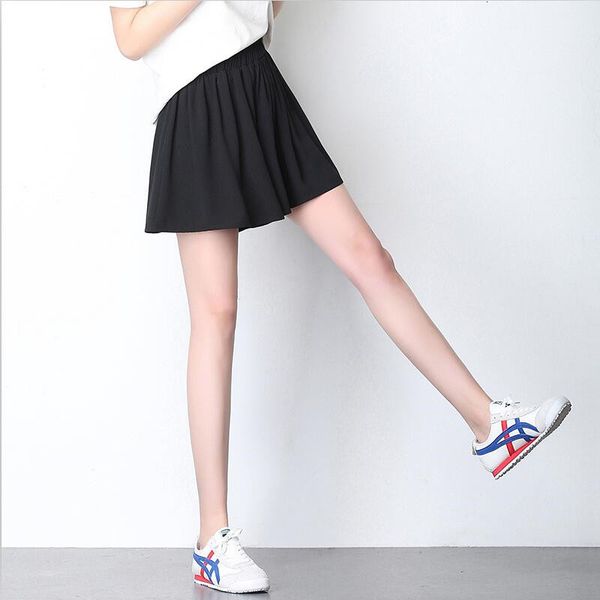 black chiffon all-match skirts korean style elastic high waist wide leg short plus size women shorts m-7xl, White;black
black chiffon all-match skirts korean style elastic high waist wide leg short plus size women shorts m-7xl, White;black