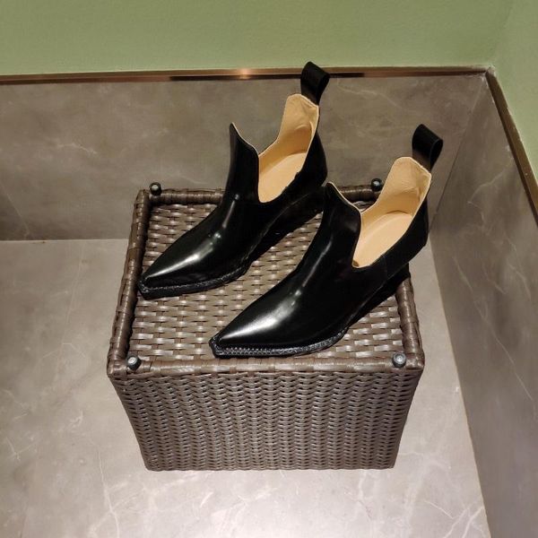 boots women's autumn and winter new female leasures square heel boots genuine leather ankle fashion pointed toe, Black
boots women's autumn and winter new female leasures square heel boots genuine leather ankle fashion pointed toe, Black