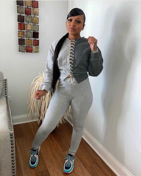2021 женские сексуальные трексуиты мода толстовка + jogger брюки костюмы повседневная весенняя и осень женщины cousssuit топы дамы сексуальн, Gray
2021 женские сексуальные трексуиты мода толстовка + jogger брюки костюмы повседневная весенняя и осень женщины cousssuit топы дамы сексуальн, Gray