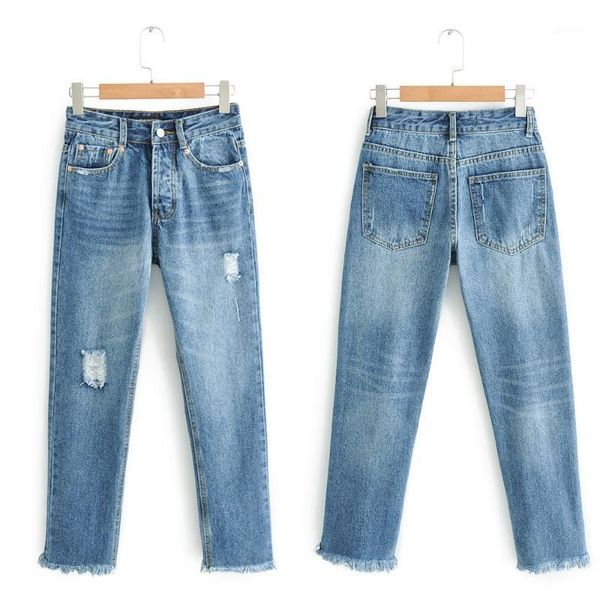 2019 spring summer new solid hole pencil jeans women fashion zipper pocket denim pants ladies casual trousers1, Blue
2019 spring summer new solid hole pencil jeans women fashion zipper pocket denim pants ladies casual trousers1, Blue