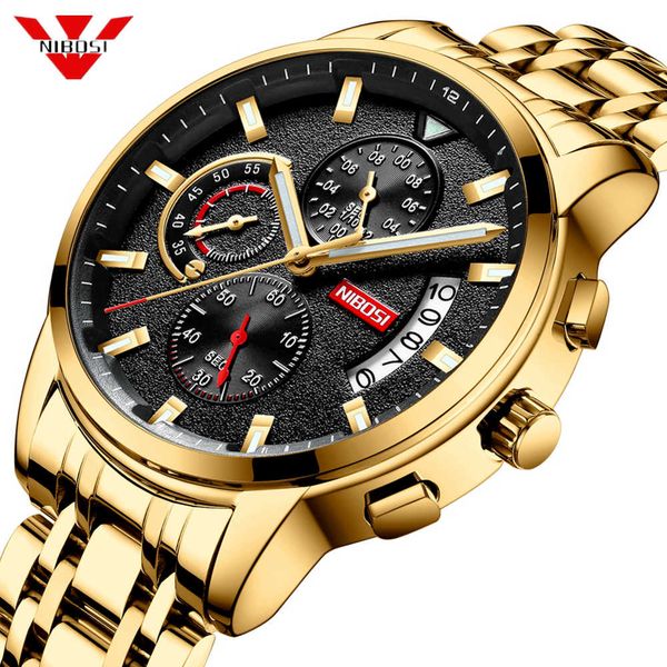 nibosi new brand quartz sport watches men steel band military clock waterproof gold wrist mens watch relogio masculino, Silver
nibosi new brand quartz sport watches men steel band military clock waterproof gold wrist mens watch relogio masculino, Silver