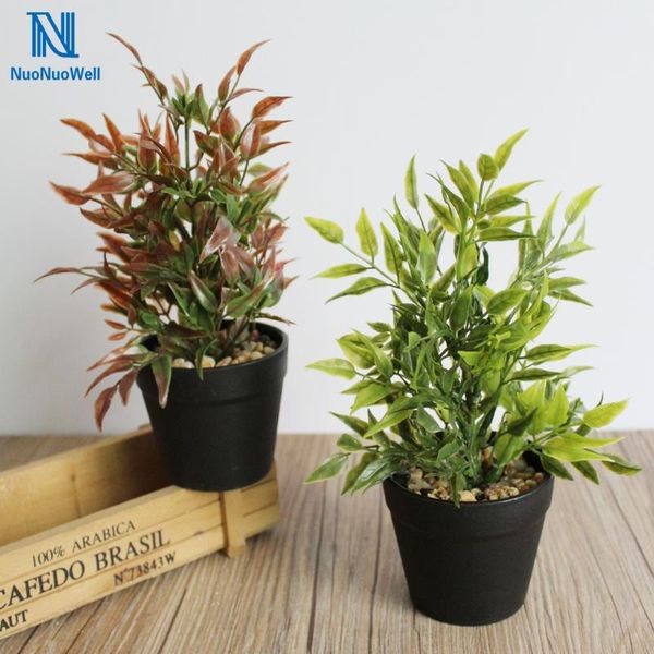 NuoNuoWell Artificial Potted Plant Plastic Leaf Green+Red Home Office Zen Decor
NuoNuoWell Artificial Potted Plant Plastic Leaf Green+Red Home Office Zen Decor