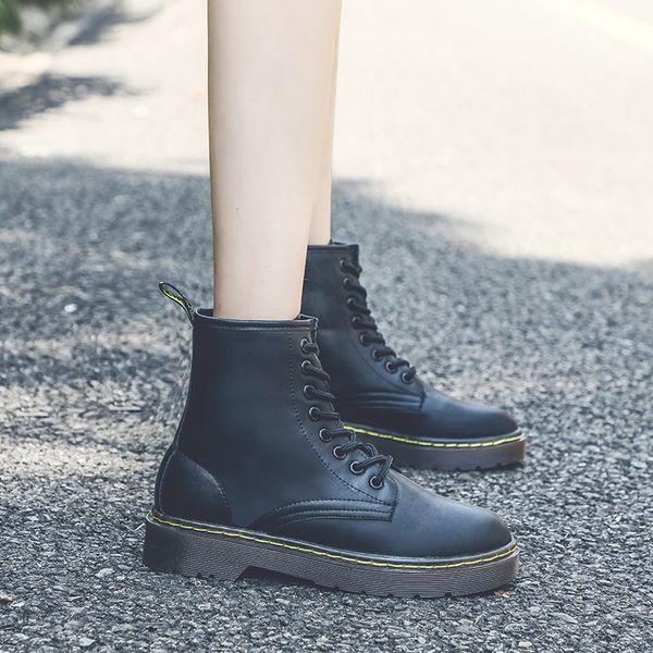 2021 new size 35-42 plana platform women's shoes winter skin mode round foot lace-up leather boots ladies'shoes 4aub, Black
2021 new size 35-42 plana platform women's shoes winter skin mode round foot lace-up leather boots ladies'shoes 4aub, Black