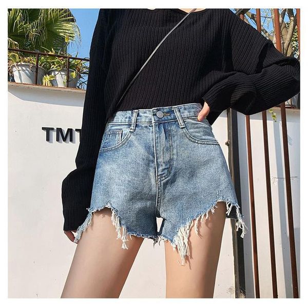 women denim shorts high waists female fashion casual summer shorts cool fur-lined black white blue plus size short jeans, White;black
women denim shorts high waists female fashion casual summer shorts cool fur-lined black white blue plus size short jeans, White;black