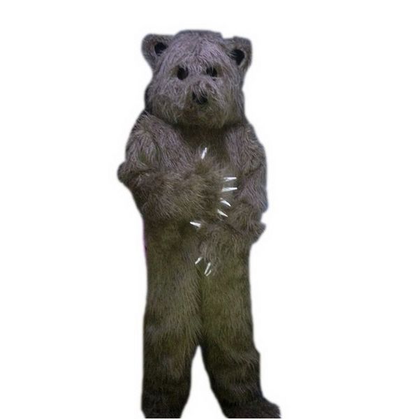brown bear mascot costume cartoon character size longteng (tm)03, Red;yellow