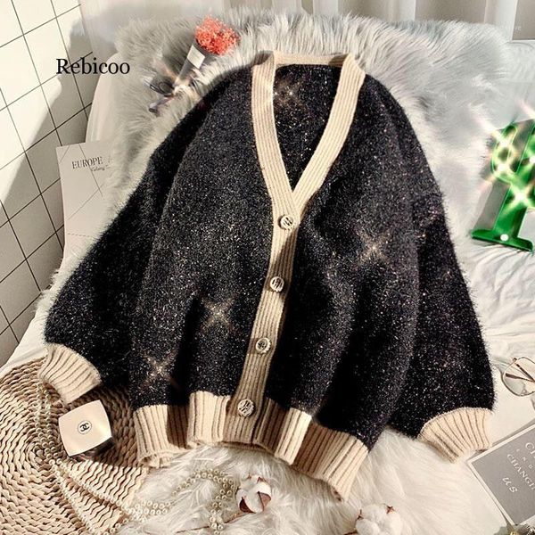 solid knitted cardigan women single breasted female sweater cardigan autumn winter oversized jumper black sweater girls1, White
solid knitted cardigan women single breasted female sweater cardigan autumn winter oversized jumper black sweater girls1, White