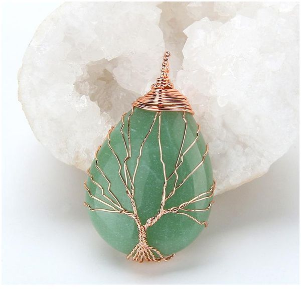 natural purple quartz opal stone pendants handmade rose gold color tree of life wrapped drop shaped crystal pendant qylwzo, Black
natural purple quartz opal stone pendants handmade rose gold color tree of life wrapped drop shaped crystal pendant qylwzo, Black