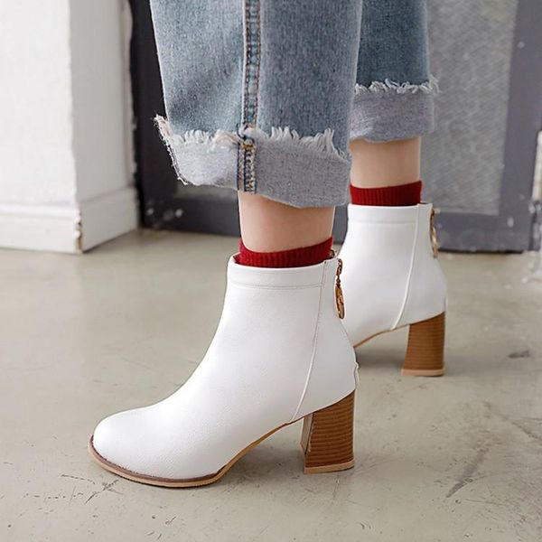 boots pxelena square chunky block high heels ankle ladies shoes round toe back zipper office women 2021 winter, Black
boots pxelena square chunky block high heels ankle ladies shoes round toe back zipper office women 2021 winter, Black