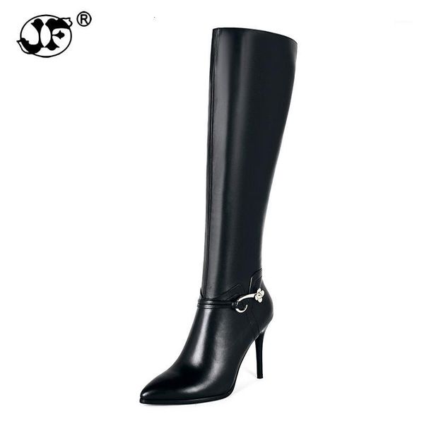2020 large size 33-43 genuine leather pointed toe winter shoes woman thin high heels party boots black uj901
2020 large size 33-43 genuine leather pointed toe winter shoes woman thin high heels party boots black uj901
