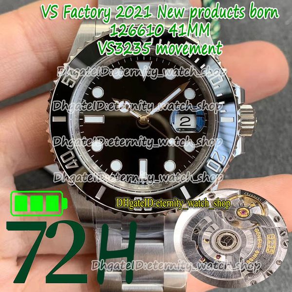 eternity 2021 vsf 72 hour power reserve 41mm 904l steel s bracelet 3235 vs3235 automatic black ceramics bezel black dial 126610 mens watches, Slivery;brown
eternity 2021 vsf 72 hour power reserve 41mm 904l steel s bracelet 3235 vs3235 automatic black ceramics bezel black dial 126610 mens watches, Slivery;brown