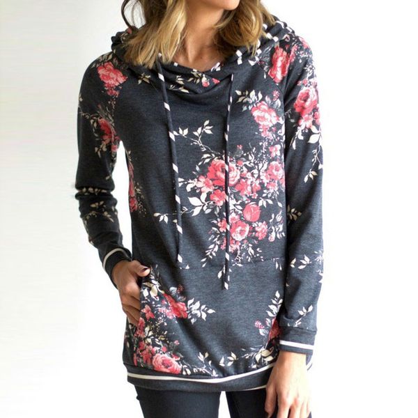 2020 autumn and winter fashion popular printed hooded womens sweater front pocket 0596#, Black
2020 autumn and winter fashion popular printed hooded womens sweater front pocket 0596#, Black