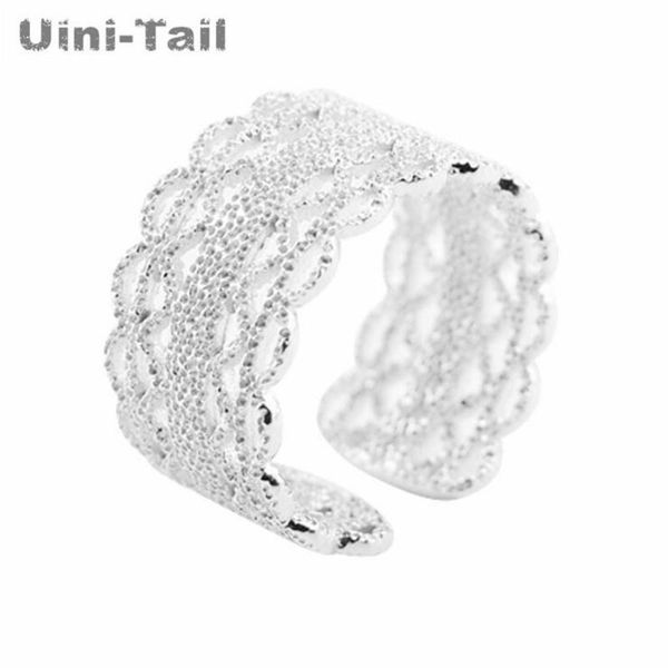 uini-tail new 925 sterling silver openwork lace opening ring korean fashion sweet personality jewelry, Golden;silver
uini-tail new 925 sterling silver openwork lace opening ring korean fashion sweet personality jewelry, Golden;silver