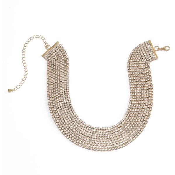 luxury multilayer tennis chain choker necklaces creative party gift fashion jewelry chain necklace for female elegant vintage, Silver
luxury multilayer tennis chain choker necklaces creative party gift fashion jewelry chain necklace for female elegant vintage, Silver