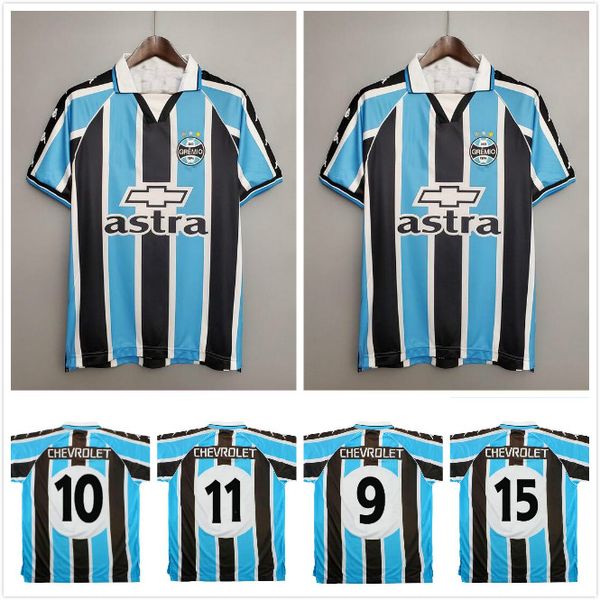 2000 gremio retro soccer jersey 2001 ronaldinho zinho nene warley gremio porto alegre home vintage old classic football shirt, Black;yellow
2000 gremio retro soccer jersey 2001 ronaldinho zinho nene warley gremio porto alegre home vintage old classic football shirt, Black;yellow