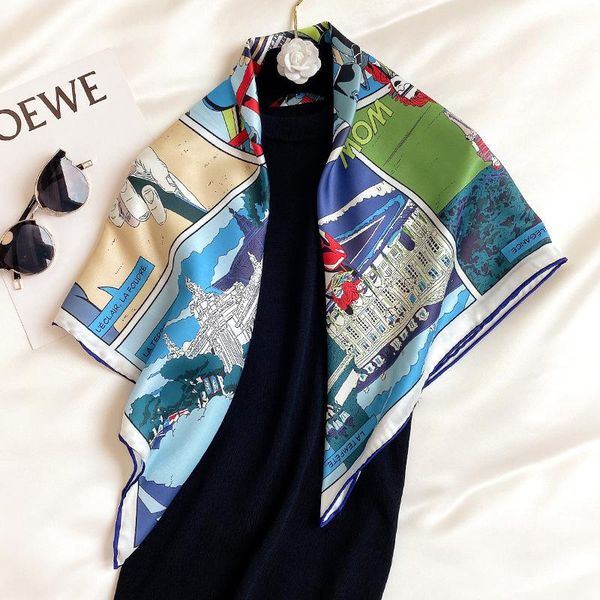 scarves arrival twill silk scarf women neck headband 2021 fashion bandana foulard femme hijab poncho shawls, Blue;gray
scarves arrival twill silk scarf women neck headband 2021 fashion bandana foulard femme hijab poncho shawls, Blue;gray