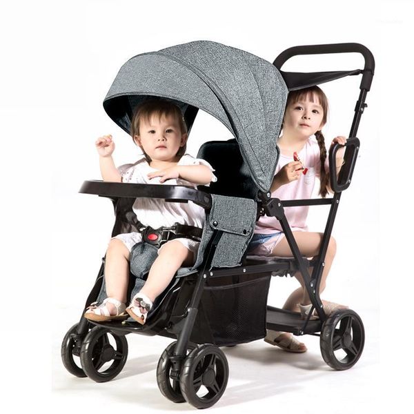 strollers# twin baby strollers can sit light two-way folding two-child stroller one drag two1
strollers# twin baby strollers can sit light two-way folding two-child stroller one drag two1