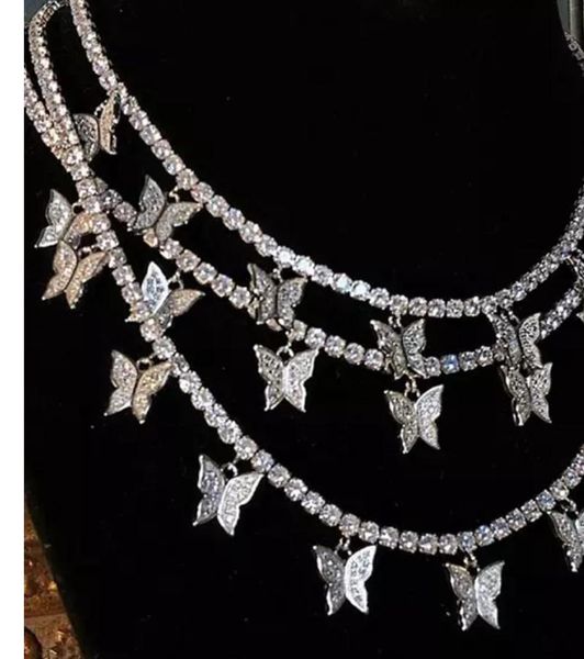 chains butterfly chain 4mm tennis choker necklace iced out cubic zircon bling hip hop charm jewelry for men women gift, Silver
chains butterfly chain 4mm tennis choker necklace iced out cubic zircon bling hip hop charm jewelry for men women gift, Silver