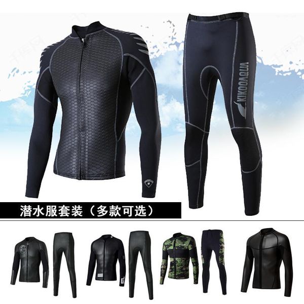 swim wear 2mm neoprene long sleeve wetsuit jacket pants for men scuba diving surfing snorkeling winter swimwear two-piece1
swim wear 2mm neoprene long sleeve wetsuit jacket pants for men scuba diving surfing snorkeling winter swimwear two-piece1