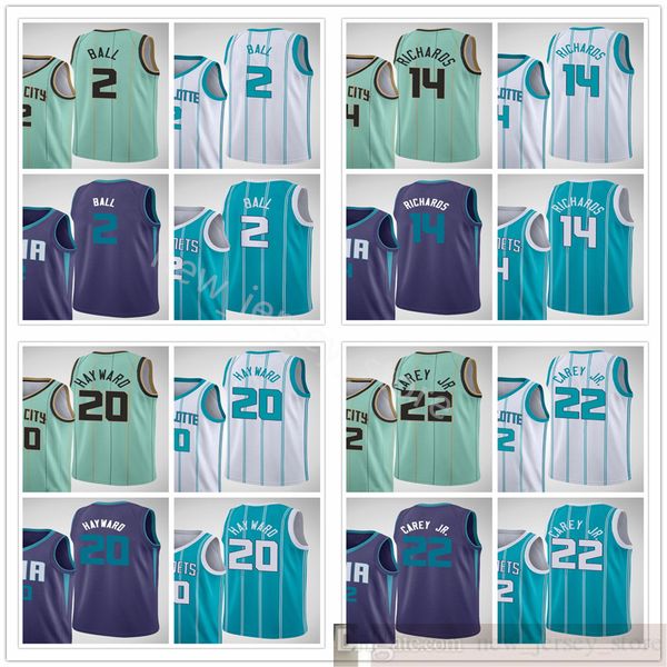 printed 2021 new city basketball 2 lamelo ball jerseys green white purple 14 nick richards 22 vernon carey jr. gordon 20 hayward jerseys, Black;red
printed 2021 new city basketball 2 lamelo ball jerseys green white purple 14 nick richards 22 vernon carey jr. gordon 20 hayward jerseys, Black;red