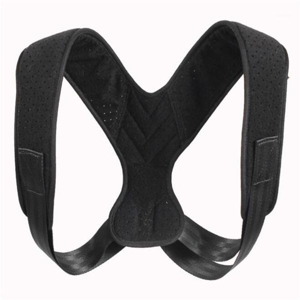 back support breathable adjustable clavicle posture ortics strap correct belt humpback correction belt1, Black;blue 
back support breathable adjustable clavicle posture ortics strap correct belt humpback correction belt1, Black;blue