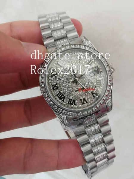 2020 mens igh quality perpetual 36mm day date president roman dial asia 2813 movement mechanical automatic mens watch watches, Slivery;brown
2020 mens igh quality perpetual 36mm day date president roman dial asia 2813 movement mechanical automatic mens watch watches, Slivery;brown