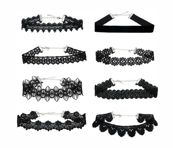 lace necklaces, fashion accessories, 8 designs and colors, one set for sale, Silver
lace necklaces, fashion accessories, 8 designs and colors, one set for sale, Silver