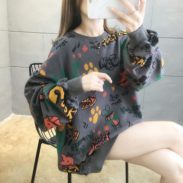 large size cartoon letter sweatshirts women 2020 autumn vogue round neck harajuku hip hop pullovers oversize streetwear1, Black
large size cartoon letter sweatshirts women 2020 autumn vogue round neck harajuku hip hop pullovers oversize streetwear1, Black