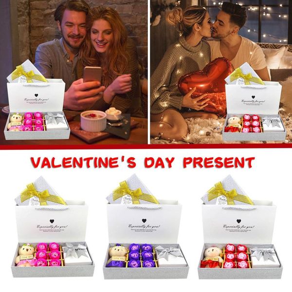 decorative flowers & wreaths valentine's day gift bear box rose 6 soap flower romantic for lovers girlfriends party decor
decorative flowers & wreaths valentine's day gift bear box rose 6 soap flower romantic for lovers girlfriends party decor