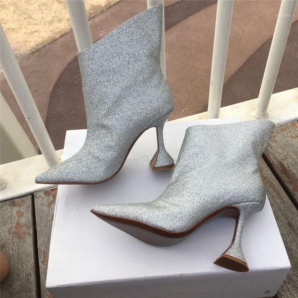 boots bling ankle women pointy toe strange style high heels slip on shoes woman autumn black silver glitter booties1
boots bling ankle women pointy toe strange style high heels slip on shoes woman autumn black silver glitter booties1