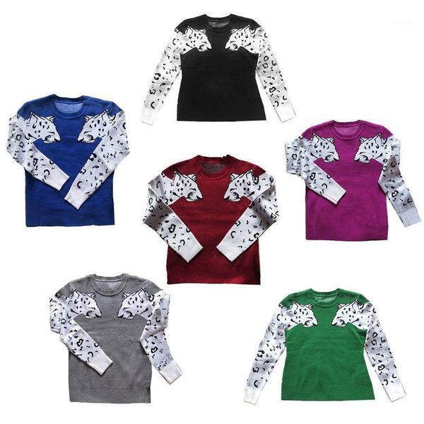 women winter autumn fashion leopard print knitted sweater casual long sleeve pullover tunic round neck jumper streetwear1, White;black
women winter autumn fashion leopard print knitted sweater casual long sleeve pullover tunic round neck jumper streetwear1, White;black