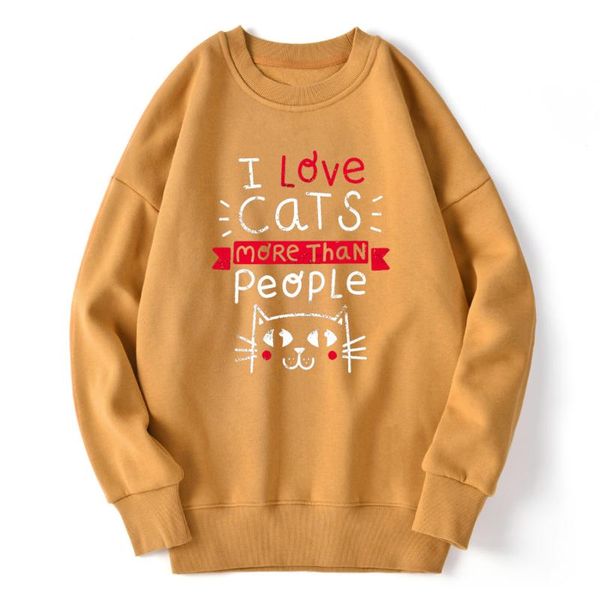 men's hoodies & sweatshirts i love cats more than people fashion hoody drop shoulders mens sweatshirt outwear long sleeve autumn retro, Black
men's hoodies & sweatshirts i love cats more than people fashion hoody drop shoulders mens sweatshirt outwear long sleeve autumn retro, Black