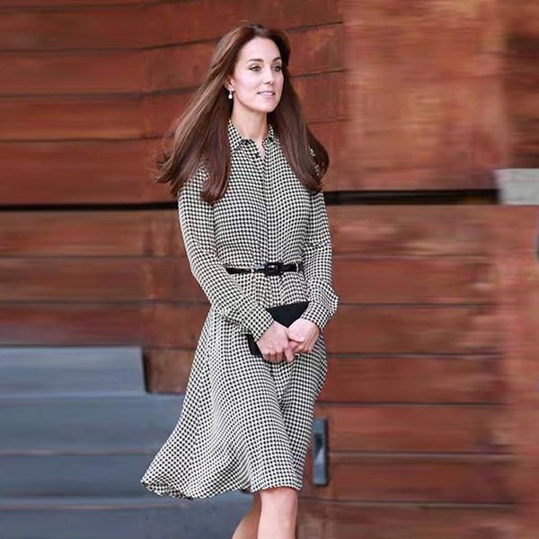 casual dresses kate middleton plus size fashion elegant office lady black white shirt dress, Black;gray
casual dresses kate middleton plus size fashion elegant office lady black white shirt dress, Black;gray