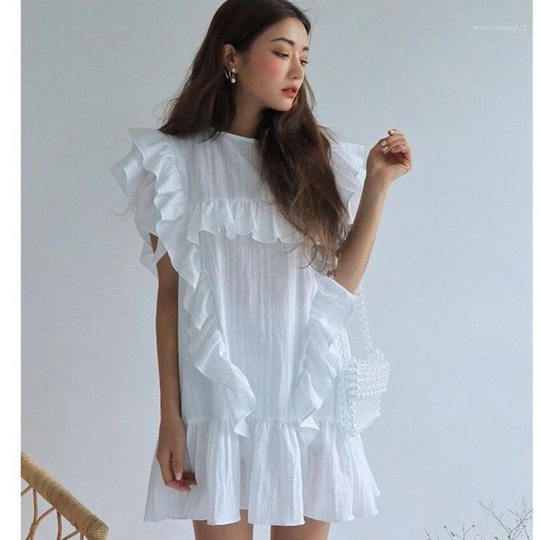 casual dresses 2021 summer fashion women loose girl female ruffles sleeveless above knee, mini tank dress e0481, Black;gray
casual dresses 2021 summer fashion women loose girl female ruffles sleeveless above knee, mini tank dress e0481, Black;gray